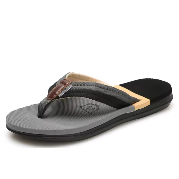 Nuevas zapatillas casuales versión coreana chanclas de playa de moda zapatillas geniales de moda al aire libre zapatillas vietnamitas. - 1