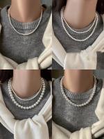 Elegante Collar de Cuentas con Hebilla Magnética de Perla Blanca Nueva Cadena de Clavícula para Mujeres Regalo de Joyería Distintivo - details 1