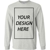 Camiseta de manga larga para adulto Añade tu propio diseño de texto Personalizado - details 21