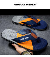 Verano zapatillas de playa chanclas de goma de los hombres antideslizante desgaste exterior casual sandalias de los hombres - details 8