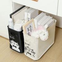 Cesta de almacenamiento para carrito de escritorio, tela Oxford, ahorro de espacio, cesta de ropa sucia plegable desmontable con ruedas a prueba de humedad - details 1