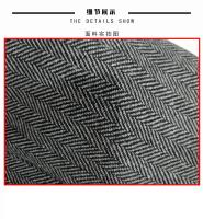 Trajes de tweed de lana para hombre, chaleco para padrinos de boda, chalecos de negocios ajustados informales con solapa, chaleco sin mangas, chalecos para hombre - details 1