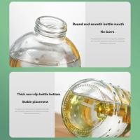 Botella pulverizadora de vidrio tipo empuje, gota de lluvia, regadera de jardín a presión manual, pulverizador de flores transparente con fondo antideslizante a prueba de fugas para exteriores - details 4