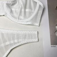 Conjunto de ropa interior Sexy sin costuras para mujer, Kit de sujetador de 2 piezas, trajes íntimos de encaje con realce, conjuntos exóticos sensuales, lencería - details 11