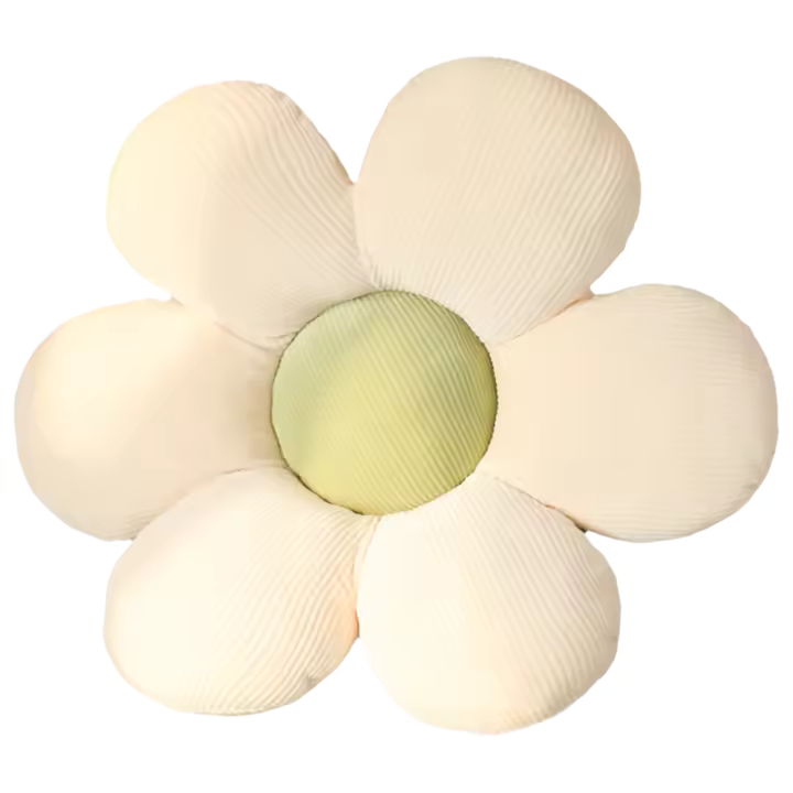 Cojín de Piso en Forma de Flor Suave y Tierno Decoración de Habitación Ideal para Sofá, Cama, Sala de Estar - 1