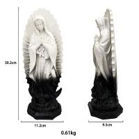 Estatua de la Virgen de Guadalupe Adorno Religioso de Resina para Decoración del Hogar - details 4