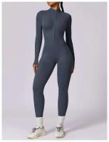 Monos de Sport de Manga Larga Conjunto de Yoga para Mujeres Traje Deportivo de Un Piez - details 8