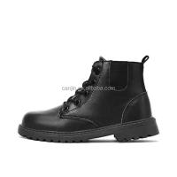 Nuevas botas de vaquero de moda, zapatos de cuero de invierno para niños, senderismo al aire libre 2025, 26-38 #   Tamaño grande barato - details 2