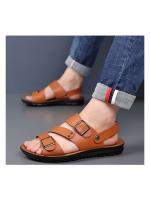 Sandalias de gran tamaño para hombre 2025, nuevas sandalias casuales versátiles de verano para hombre y zapatos de playa de doble uso. - details 3