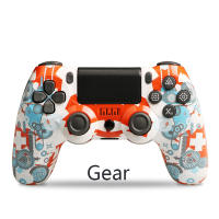 BLUEKAKA para controlador inalámbrico PS4 controlador de mando de juegos con doble vibración y botones de disparo con conector de 3,5mm - details 8