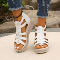 Sandalias de moda de verano, zapatos de tacón con cuña para mujer. - details 1