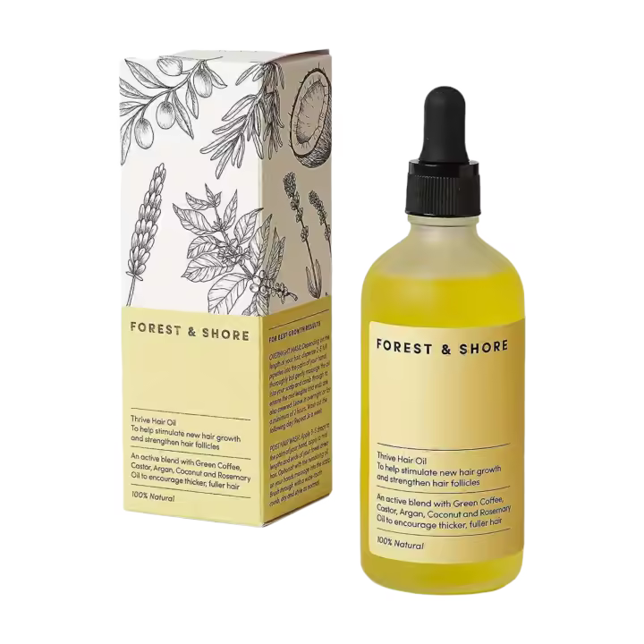 Aceite natural para el crecimiento del cabello - Crecimiento del cabello natural orgánico vegano - 1