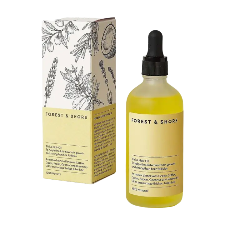 Aceite natural para el crecimiento del cabello - Crecimiento del cabello natural orgánico vegano - 1