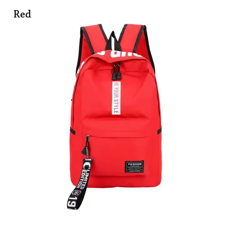 Mochila escolar de nailon impermeable para niñas adolescentes, mochila de viaje - 1