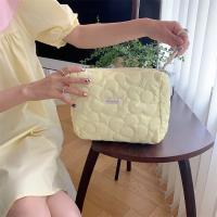 Bolso de Cosméticos de Algodón Bordado Diseño de Flor Lindo Bolso Portátil para Chicas - details 9