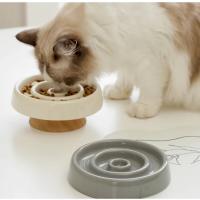 Comederos lento de cerámica para mascotas, cuenco de comida para gatos, plato de comida antiasfixia para perros - details 8