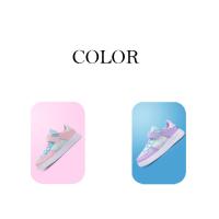 Moda verano niños zapatos casuales suaves lindas niñas rosa púrpura luz gruesa zapatillas de deporte de malla de aire chico princesa Net calzado deportivo - details 9