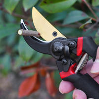 Tijeras de podar para jardín podadora manual de acero rico en carbono cortador de ramas afiladas tijeras para plantas herramientas de jardín - details 7