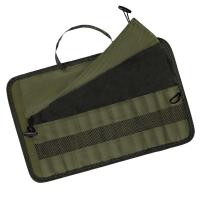 Estuche Portátil Impermeable para Cubiertos de Camping al Aire Libre Bolsa de Almacenamiento Enrollada para Tenedores Cuchara y Palillos - details 0