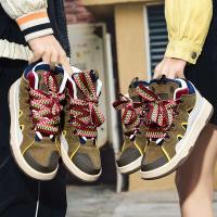 2025 nuevos zapatos casuales de alta calidad, zapatos de entrenamiento cortos y regordetes de moda estilo Harajuku para hombres y mujeres - details 7