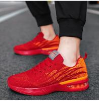 Zapatillas de moda para hombre Fly Weave Suela suave transpirable Antideslizante Zapatillas de deporte ultra ligeras Air Cushion Running Shoes - details 15