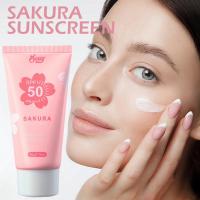 Crema Protector Solar Sakura Bloqueo Solar Facial SPF50 Hidratante y Blanqueador Gel Brillante - details 1