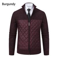 Suéter de otoño e invierno para hombre, cárdigan suelto, suéter de lana, jersey de cuello alto frío, cortavientos empalmado, chaqueta informal - details 4