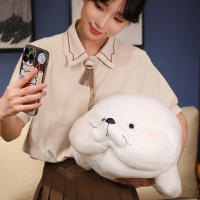 Almohada de sello Kawaii para niños y niñas, cojín de felpa de 30/40/60Cm, bonito Animal suave para acuario, morsa, León marino, regalo - details 8