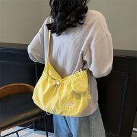 Bolso de hombro con cordón informal coreano, bolso cruzado plisado ligero de gran capacidad, bolso de viaje con cremallera de diseñador minimalista - details 30