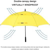 Paraguas de Golf abierto automático, paraguas de palo impermeables a prueba de viento con doble dosel extragrande de gran tamaño - details 208