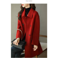 Abrigo de lana de otoño e invierno para mujer - details 7