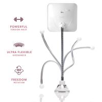 Espejo maquillaje con luz con Aumento de 10x/5x, potente Ventosa, Rotación de 360 ° para Baño y Viaje - details 2