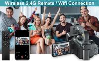 Cámara Profesional 4K 60fps Transmisión en directo de Youtube Pantalla táctil de 64mp Zoom 18x - details 2