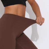 con V-ck Mujer, Pantalones, Ropa deportiva de gimnasio, Leggings de entrenamiento, Pantalones acampanados de pierna ancha para yoga - details 5