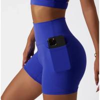 Shorts de Cintura Alta de Verano Pantalones Deportivos de Nylon con Percha de Glúteos para Mujeres - details 2