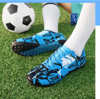Zapatos de fútbol de marca para hombre, zapatillas de fútbol antideslizantes para exteriores para niños, zapatillas de entrenamiento transpirables, zapatillas de fútbol sala para césped - details 28
