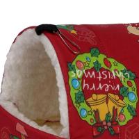 Cómoda mini jaula casa nido hamster cama cálida tapete hamster hamaca cama nido de conejillo de indias - details 8