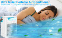 Aire Acondicionado Portatil,3 Velocidades,Función De Temporización,Adecuado para Dormitorio,Oficina, Camping - details 0
