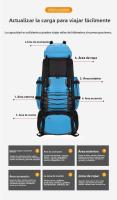 Mochila nueva para deportes al aire libre, 90L, montañismo, bolsa salvavidas de gran capacidad - details 14