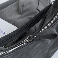 Bolso cruzado de lujo para mujer, bandolera de un solo hombro, de gran capacidad, Retro, mate, de cuero PU - details 25
