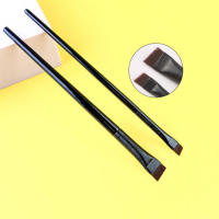 Brochas Profesionales para Maquillaje de Cejas y Delineador de Ojos 2Pcs Herramientas de Belleza para Marca de Cejas Delgadas y Anguladas - details 0