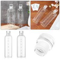 Botella de agua de vidrio transparente para viajes al aire libre, botella de agua de 500ML/750ML con marcador de tiempo - details 2