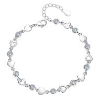 Pulsera de plata de alta calidad para mujer, cadena de varios estilos para fiesta de boda, hermoso regalo de joyería - details 9