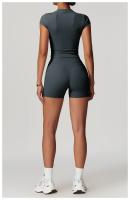 Pantalones cortos sólidos para mujer, pantalones cortos de Yoga para correr, Push Up, entrenamiento, gimnasio, pantalones cortos deportivos de cintura alta, mallas cortas, ropa de Yoga - details 23