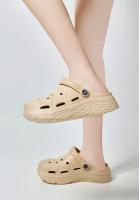Zuecos de mujer, recién llegados, sandalias de plataforma gruesa, cómodas pantuflas de moda, sandalias de playa de verano - details 7