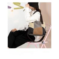 Moda bolso de las mujeres, la colisión bolsa de lona, de gran capacidad, retro, empalme bolsa de tela, nuevo bolso de hombro - details 6