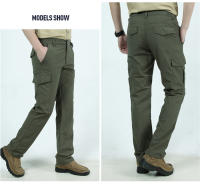 Pantalones Cargo tácticos impermeables para verano, pantalón militar informal con múltiples bolsillos, transpirable, secado rápido, talla grande, S-4XL, 2024 - details 5