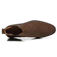 Roma 2024 nuevo cuero genuino con corte alto y botines de diseño de moda para zapatos de vestir de piel de vaca para hombres - details 11