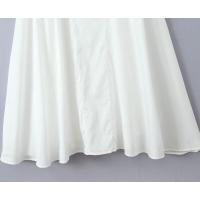 Vestido midi largo sin mangas para mujer, elegante con diseño sin espalda, cuello redondo, cinturilla, corte en A, ideal para fiestas y verano - details 8