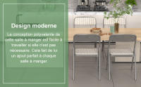 Rcynview Set de Silla Plegable  Tela Acolchada Visitor para Hogar, Exteriores, Salas de Conferencia - details 6